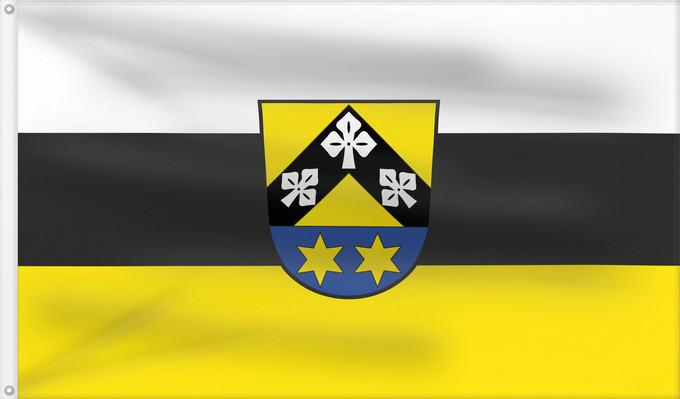 Bandera, con dos ojales metálicos y lado del asta reforzado: Reichertsheim (Inn-Salzach)