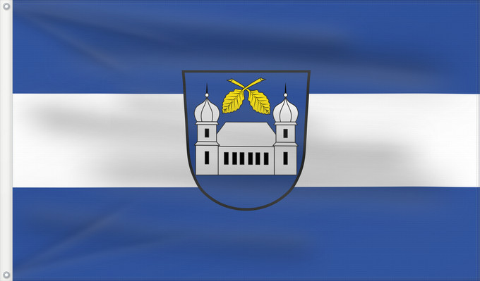 Bandera, con dos ojales metálicos y lado del asta reforzado: Schwindegg (Inn-Salzach)