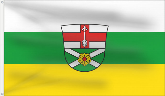 Bandera, con dos ojales metálicos y lado del asta reforzado: Unterreit (Inn-Salzach)