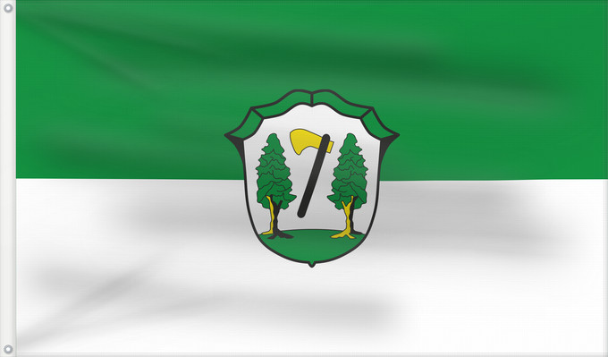 Bandera, con dos ojales metálicos y lado del asta reforzado: Haar (Münchener Umland)