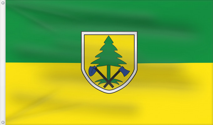 Bandera, con dos ojales metálicos y lado del asta reforzado: Neuried (Münchener Umland)