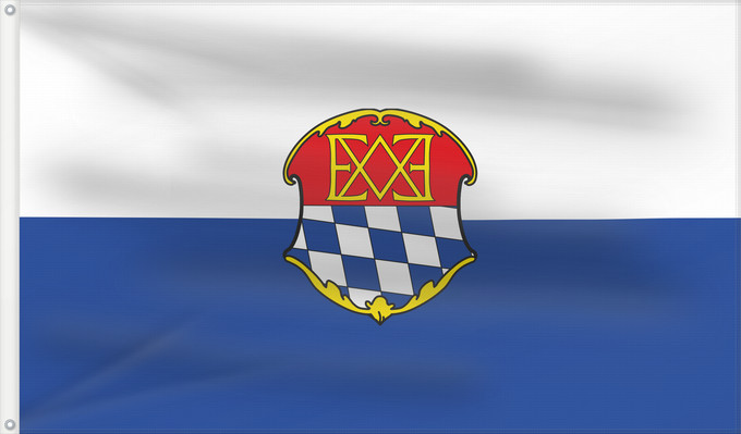 Bandera, con dos ojales metálicos y lado del asta reforzado: Oberschleißheim (Münchener Umland)