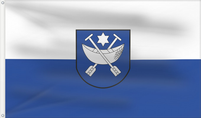 Bandera, con dos ojales metálicos y lado del asta reforzado: Schäftlarn (Münchener Umland)