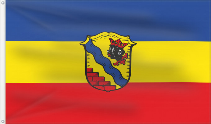 Bandera, con dos ojales metálicos y lado del asta reforzado: Unterföhring (Münchener Umland)