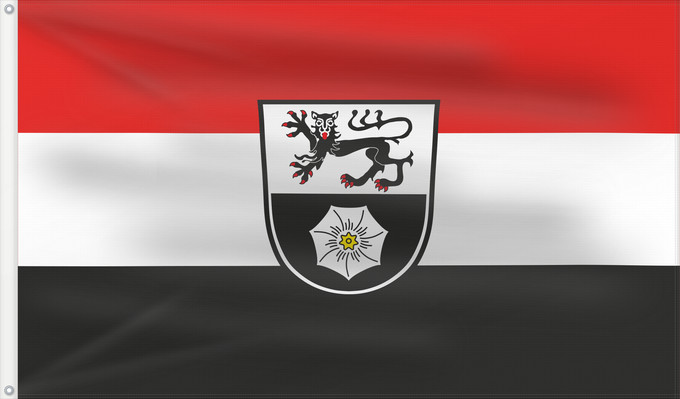 Bandera, con dos ojales metálicos y lado del asta reforzado: Brunnen (Oberbayerns Städte)
