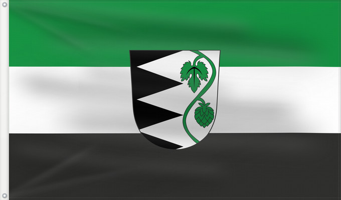 Bandera, con dos ojales metálicos y lado del asta reforzado: Rohrbach (Oberbayerns Städte)