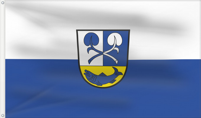Bandera, con dos ojales metálicos y lado del asta reforzado: Chiemsee (Chiemsee-Alpenland)