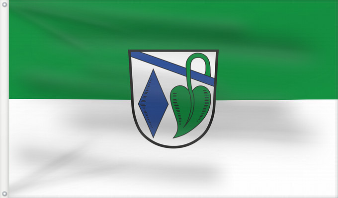 Bandera, con dos ojales metálicos y lado del asta reforzado: Edling (Chiemsee-Alpenland)