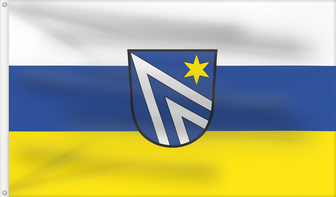 Bandera, con dos ojales metálicos y lado del asta reforzado: Eggstätt (Chiemsee-Alpenland)