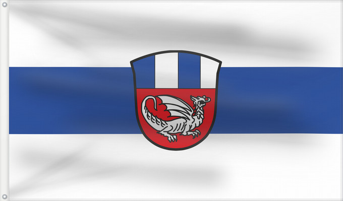 Bandera, con dos ojales metálicos y lado del asta reforzado: Frasdorf (Chiemsee-Alpenland)