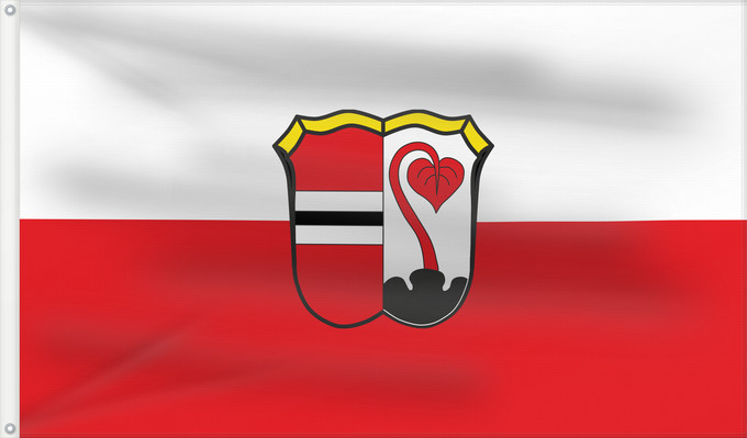 Bandera, con dos ojales metálicos y lado del asta reforzado: Halfing (Chiemsee-Alpenland)