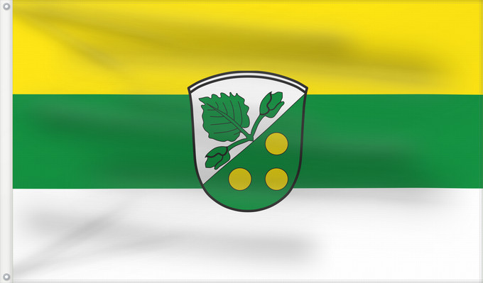 Bandera, con dos ojales metálicos y lado del asta reforzado: Höslwang (Chiemsee-Alpenland)