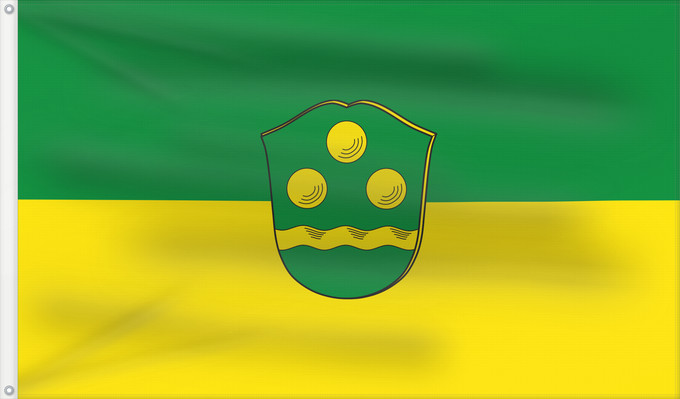 Bandera, con dos ojales metálicos y lado del asta reforzado: Rimsting (Chiemsee-Alpenland)
