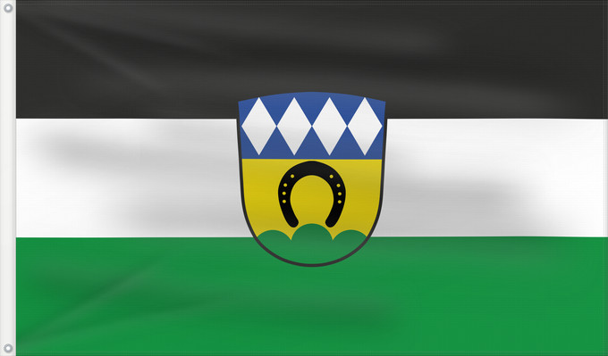 Bandera, con dos ojales metálicos y lado del asta reforzado: Samerberg (Chiemsee-Alpenland)