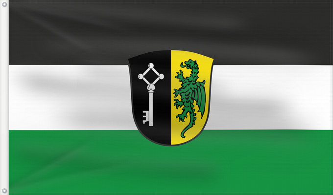 Bandera, con dos ojales metálicos y lado del asta reforzado: Söchtenau (Chiemsee-Alpenland)