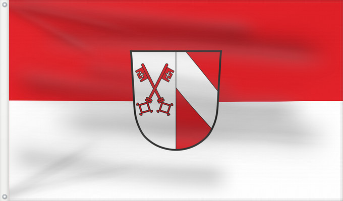 Bandera, con dos ojales metálicos y lado del asta reforzado: Soyen (Chiemsee-Alpenland)
