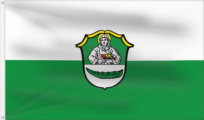Bandera, con dos ojales metálicos y lado del asta reforzado: Stephanskirchen (Chiemsee-Alpenland)