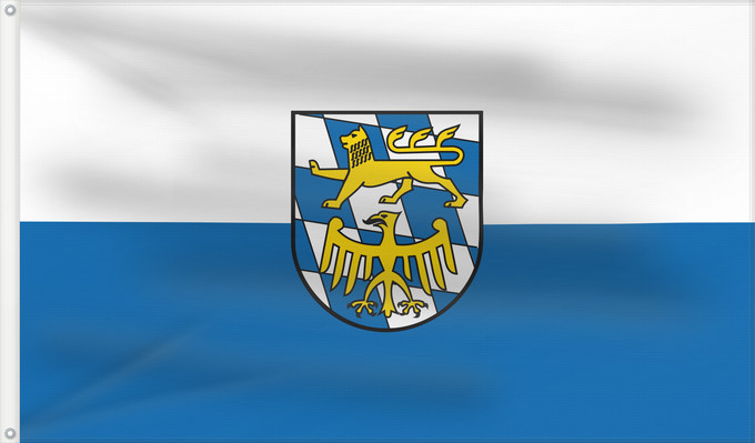 Bandera, con dos ojales metálicos y lado del asta reforzado: Starnberg (Kreis)