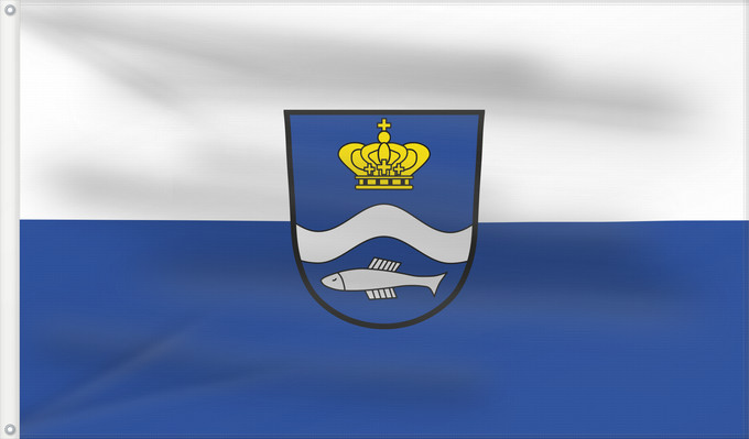 Bandera, con dos ojales metálicos y lado del asta reforzado: Berg (Starnberger Fünf-Seen-Land)