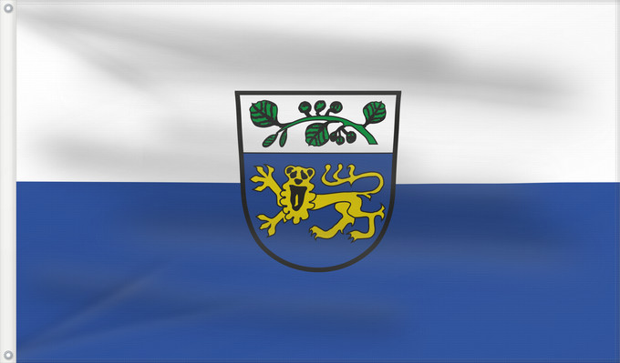 Bandera, con dos ojales metálicos y lado del asta reforzado: Andechs (Starnberger Fünf-Seen-Land)