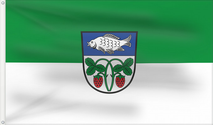 Drapeau, avec deux œillets métalliques et guindant renforcé : Feldafing (Starnberger Fünf-Seen-Land)