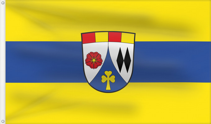 Bandera, con dos ojales metálicos y lado del asta reforzado: Seefeld (Starnberger Fünf-Seen-Land)