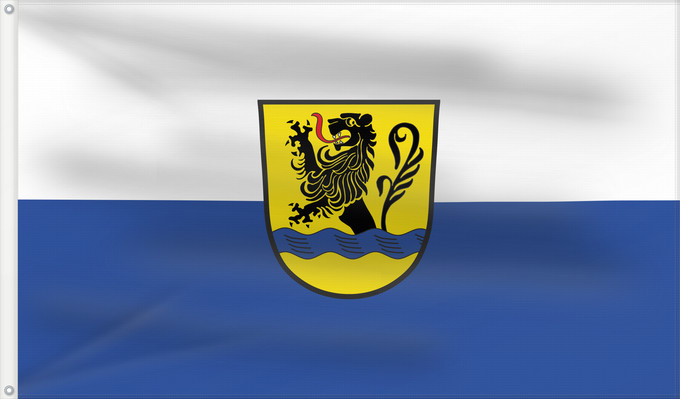 Bandera, con dos ojales metálicos y lado del asta reforzado: Fridolfing (Chiemgau)