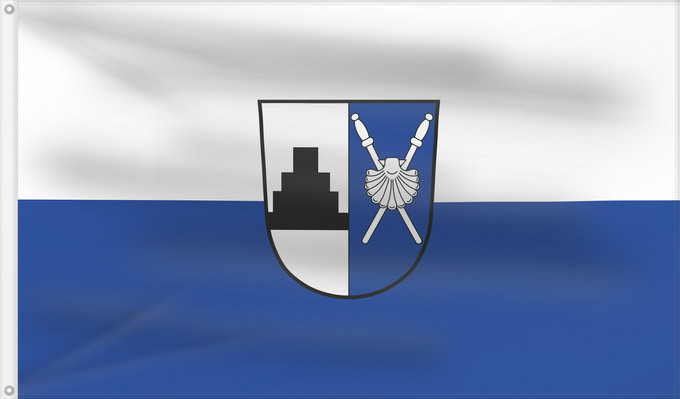Bandera, con dos ojales metálicos y lado del asta reforzado: Marquartstein (Chiemgau)