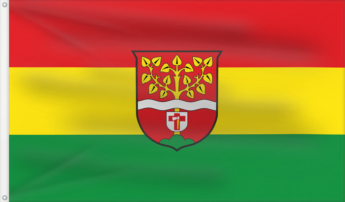 Drapeau, avec deux œillets métalliques et guindant renforcé : Ruhpolding (Chiemgau)