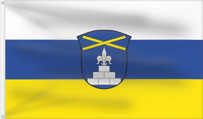 Bandera, con dos ojales metálicos y lado del asta reforzado: Staudach-Egerndach (Chiemgau)