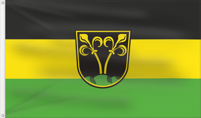 Bandera, con dos ojales metálicos y lado del asta reforzado: Traunstein, GKSt (Chiemgau)