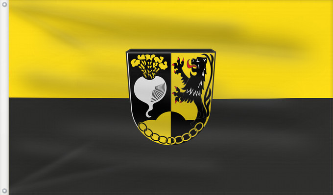 Bandera, con dos ojales metálicos y lado del asta reforzado: Wonneberg (Chiemgau)