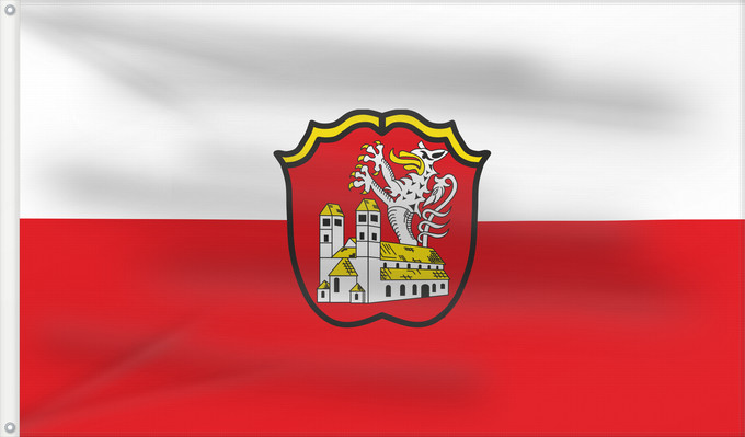 Bandera, con dos ojales metálicos y lado del asta reforzado: Altenstadt (Pfaffenwinkel)