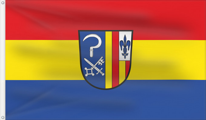 Bandera, con dos ojales metálicos y lado del asta reforzado: Antdorf (Pfaffenwinkel)