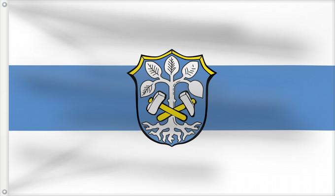 Bandera, con dos ojales metálicos y lado del asta reforzado: Hohenpeißenberg (Pfaffenwinkel)