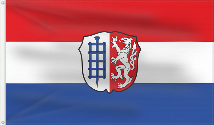 Bandera, con dos ojales metálicos y lado del asta reforzado: Ingenried (Pfaffenwinkel)