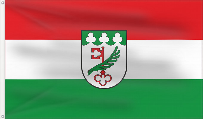 Bandera, con dos ojales metálicos y lado del asta reforzado: Obersöchering (Pfaffenwinkel)