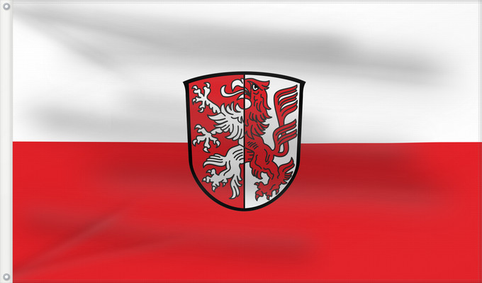 Bandera, con dos ojales metálicos y lado del asta reforzado: Schwabbruck (Pfaffenwinkel)