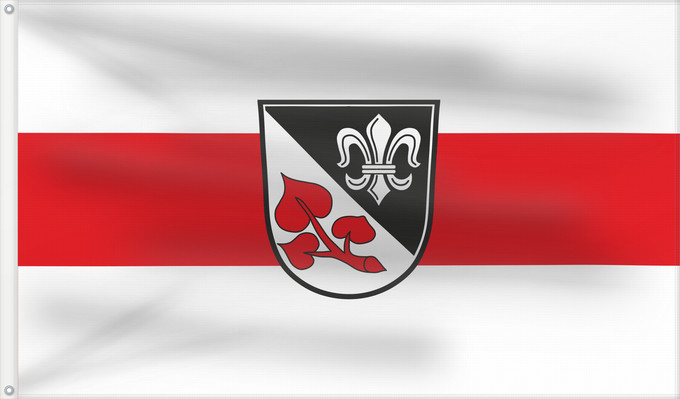Bandera, con dos ojales metálicos y lado del asta reforzado: Bernried (Bayerischer Wald)