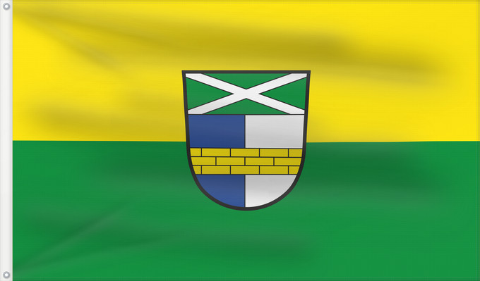 Bandera, con dos ojales metálicos y lado del asta reforzado: Grafling (Bayerischer Wald)