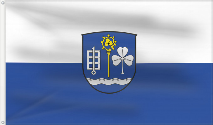 Bandera, con dos ojales metálicos y lado del asta reforzado: Otzing (Bayerisches Golf- und Thermenland)