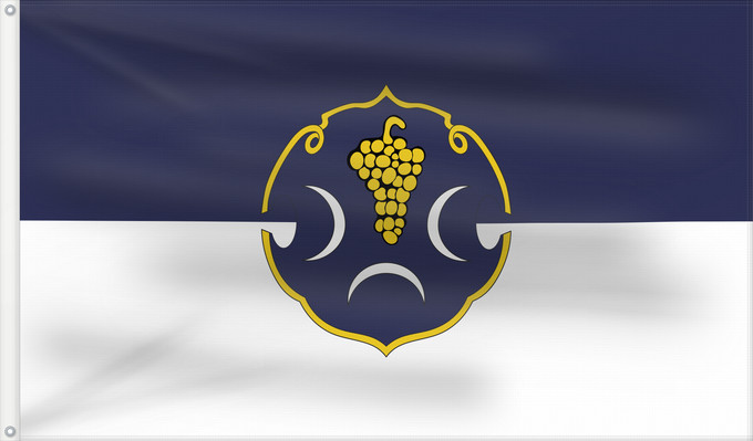 Bandera, con dos ojales metálicos y lado del asta reforzado: Winzer, M (Bayerischer Wald)