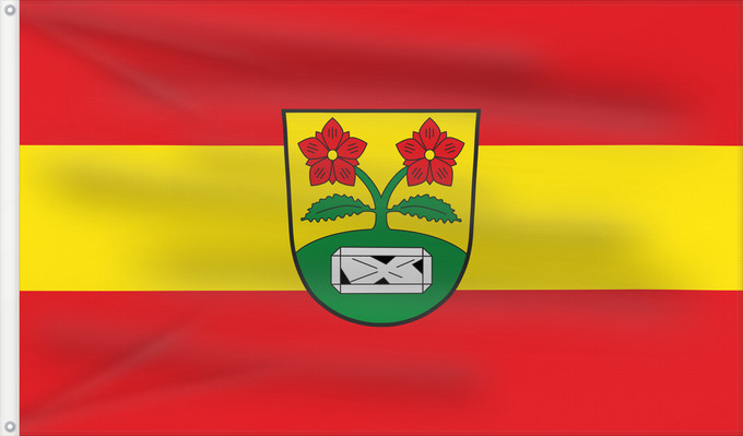Bandera, con dos ojales metálicos y lado del asta reforzado: Hohenau (Bayerischer Wald)