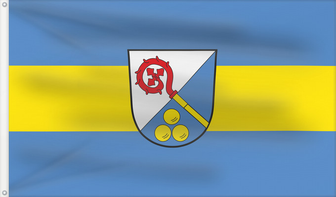 Bandera, con dos ojales metálicos y lado del asta reforzado: Innernzell (Bayerischer Wald)