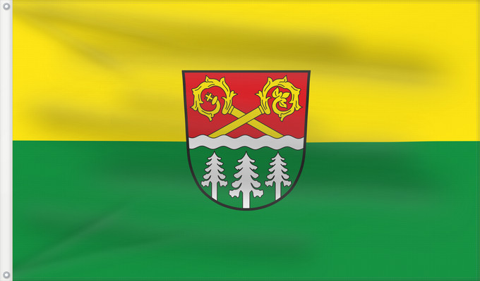 Bandera, con dos ojales metálicos y lado del asta reforzado: Philippsreut (Bayerischer Wald)