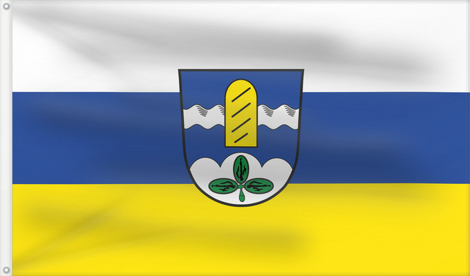 Bandera, con dos ojales metálicos y lado del asta reforzado: Ringelai (Bayerischer Wald)