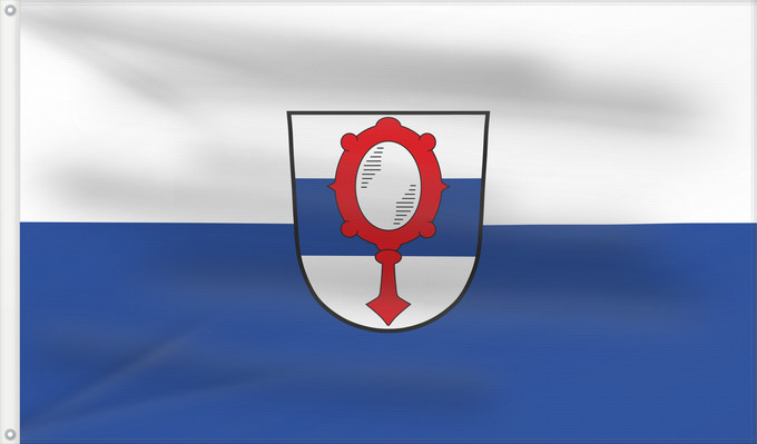 Bandera, con dos ojales metálicos y lado del asta reforzado: Spiegelau (Bayerischer Wald)