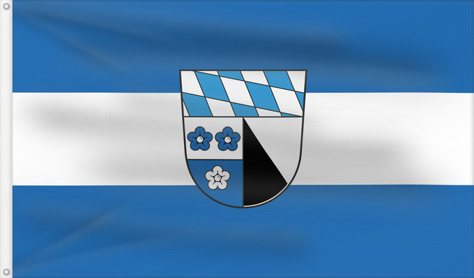 Bandera, con dos ojales metálicos y lado del asta reforzado: Kelheim (Kreis)