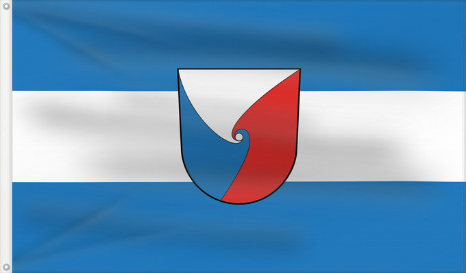 Bandera, con dos ojales metálicos y lado del asta reforzado: Altdorf, M (Bayerisches Golf- und Thermenland)