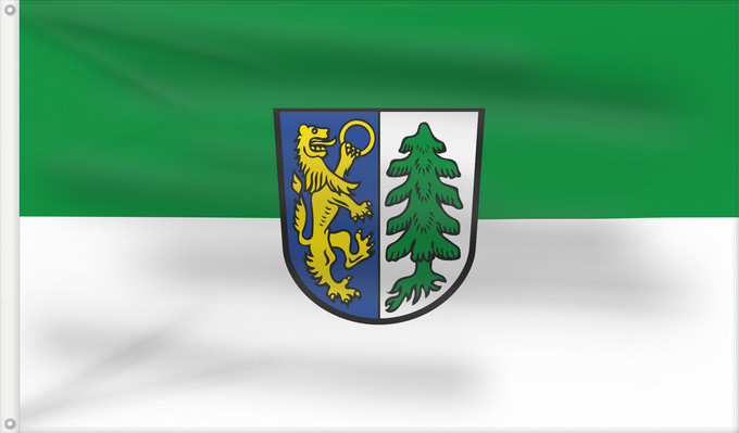Bandera, con dos ojales metálicos y lado del asta reforzado: Hohenthann (Bayerisches Golf- und Thermenland)
